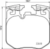 T2541 BEHR/HELLA/PAGID Комплект тормозных колодок, дисковый тормоз