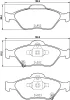 T2548 BEHR/HELLA/PAGID Комплект тормозных колодок, дисковый тормоз