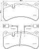 T2690 BEHR/HELLA/PAGID Комплект тормозных колодок, дисковый тормоз