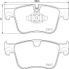 T2737 BEHR/HELLA/PAGID Комплект тормозных колодок, дисковый тормоз