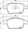 T2852 BEHR/HELLA/PAGID Комплект тормозных колодок, дисковый тормоз