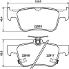 T2886 BEHR/HELLA/PAGID Комплект тормозных колодок, дисковый тормоз