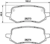 T2896 BEHR/HELLA/PAGID Комплект тормозных колодок, дисковый тормоз