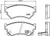 T3001 BEHR/HELLA/PAGID Комплект тормозных колодок, дисковый тормоз