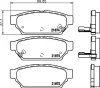 T3042 BEHR/HELLA/PAGID Комплект тормозных колодок, дисковый тормоз