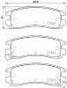 T3087 BEHR/HELLA/PAGID Комплект тормозных колодок, дисковый тормоз