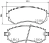 T3115 BEHR/HELLA/PAGID Комплект тормозных колодок, дисковый тормоз