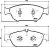 T3155 BEHR/HELLA/PAGID Комплект тормозных колодок, дисковый тормоз