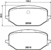 T3179 BEHR/HELLA/PAGID Комплект тормозных колодок, дисковый тормоз