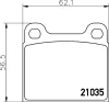 T4114 BEHR/HELLA/PAGID Комплект тормозных колодок, дисковый тормоз