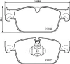 T4173 BEHR/HELLA/PAGID Комплект тормозных колодок, дисковый тормоз
