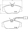 T5032 BEHR/HELLA/PAGID Комплект тормозных колодок, дисковый тормоз