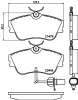 T5140 BEHR/HELLA/PAGID Комплект тормозных колодок, дисковый тормоз