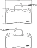 T5146 BEHR/HELLA/PAGID Комплект тормозных колодок, дисковый тормоз