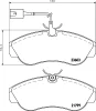 T5159 BEHR/HELLA/PAGID Комплект тормозных колодок, дисковый тормоз