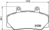 T9011 BEHR/HELLA/PAGID Комплект тормозных колодок, дисковый тормоз