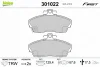 Превью - 301022 VALEO Комплект тормозных колодок, дисковый тормоз (фото 2)