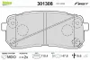 Превью - 301308 VALEO Комплект тормозных колодок, дисковый тормоз (фото 2)