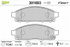Превью - 301893 VALEO Комплект тормозных колодок, дисковый тормоз (фото 2)