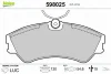 Превью - 598025 VALEO Комплект тормозных колодок, дисковый тормоз (фото 2)