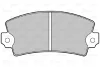 598078 VALEO Комплект тормозных колодок, дисковый тормоз