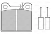 598113 VALEO Комплект тормозных колодок, дисковый тормоз