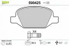 Превью - 598425 VALEO Комплект тормозных колодок, дисковый тормоз (фото 2)