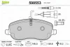 Превью - 598553 VALEO Комплект тормозных колодок, дисковый тормоз (фото 2)