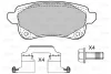 601484 VALEO Комплект тормозных колодок, дисковый тормоз