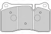 601562 VALEO Комплект тормозных колодок, дисковый тормоз