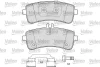 601666 VALEO Комплект тормозных колодок, дисковый тормоз