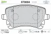 Превью - 670004 VALEO Комплект тормозных колодок, дисковый тормоз (фото 2)
