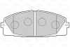 670035 VALEO Комплект тормозных колодок, дисковый тормоз