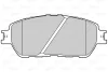 670093 VALEO Комплект тормозных колодок, дисковый тормоз