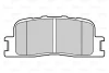 670098 VALEO Комплект тормозных колодок, дисковый тормоз
