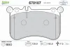 Превью - 670107 VALEO Комплект тормозных колодок, дисковый тормоз (фото 2)