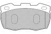 670623 VALEO Комплект тормозных колодок, дисковый тормоз