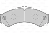 670662 VALEO Комплект тормозных колодок, дисковый тормоз