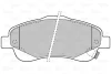 670665 VALEO Комплект тормозных колодок, дисковый тормоз