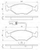 0 986 424 178 BOSCH Комплект тормозных колодок, дисковый тормоз