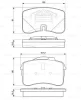 0 986 424 191 BOSCH Комплект тормозных колодок, дисковый тормоз