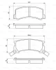 0 986 424 239 BOSCH Комплект тормозных колодок, дисковый тормоз