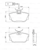 0 986 424 542 BOSCH Комплект тормозных колодок, дисковый тормоз