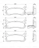 0 986 424 782 BOSCH Комплект тормозных колодок, дисковый тормоз