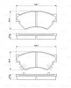 0 986 461 128 BOSCH Комплект тормозных колодок, дисковый тормоз