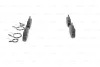 Превью - 0 986 461 763 BOSCH Комплект тормозных колодок, дисковый тормоз (фото 6)