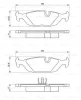 Превью - 0 986 466 751 BOSCH Комплект тормозных колодок, дисковый тормоз (фото 2)