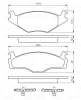 0 986 468 871 BOSCH Комплект тормозных колодок, дисковый тормоз