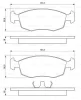 0 986 469 070 BOSCH Комплект тормозных колодок, дисковый тормоз