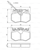 Превью - 0 986 490 800 BOSCH Комплект тормозных колодок, дисковый тормоз (фото 5)